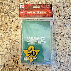 VINTAGE 1996 YUGIOH KONAMI 96KT GREEN METALLIC DUELIST CARD PROTECTOR SEALED - Image 5
