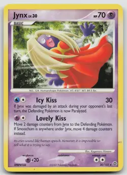Jynx 30/132 Secret Wonders Rare Pokemon TCG Card - Image 1