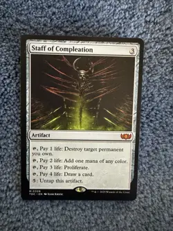 Staff of Compleation 0326 NM Near Mint Tarkir Dragonstorm - Image 1