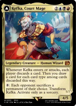 Kefka, Court Mage 231 Magic: The Gathering FINAL FANTASY Mythic NM - Image 1