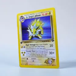 1st Edition Lt. Surge’s Jolteon 28/132 Gym Challenge 2000 Non-Holo Rare - Image 4