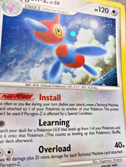 2009 Pokemon Black Star Promo #DP35 Porygon-z Holo LP+ - Image 3