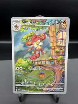 Pokemon Company Simisear 100/086 SV11W White Flare AR Holo JP 100HP Stage 1 - Image 1