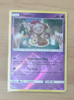 Pokemon Hoopa 54/131 Sm-Forbidden Light Uncommon Reverse Holo- NM - Image 1