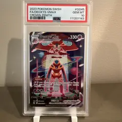 2023 Pokemon SWSH Crown Zenith #GG45 FA Deoxys VMAX PSA 10 Gem Mint - Image 1