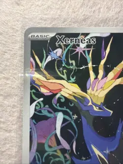 Pokemon TCG Xerneas Illustration Rare Full Art Holo 091/086 Chaos Rising - Image 2