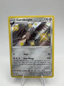 Pokemon TCG Shining Fates: Shiny Vault #SV089/SV122 Corviknight - Image 1