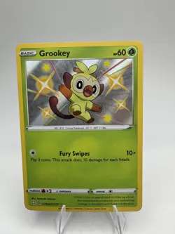 Pokemon TCG Shining Fates: Shiny Vault #SV004/SV122 Grookey - Image 1