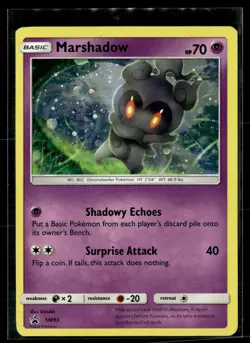 Pokemon TCG SM Promos #SM93 Marshadow Cosmos Holo - Image 1
