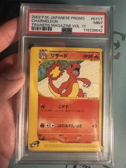 Pokemon Charmeleon Promo 2002 Japanisch Trainers Magazine Vol.17 #011/T PSA 9 - Image 1