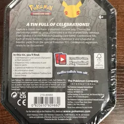Pokemon TCG 25th Anniversary Celebrations Tin Lance's Charizard V Factory Sealed - Image 3