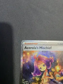 Acerola's Mischief 183/132 SIR Me01: Pokemon Mega Evolution Holo NM Pack Fresh - Image 3