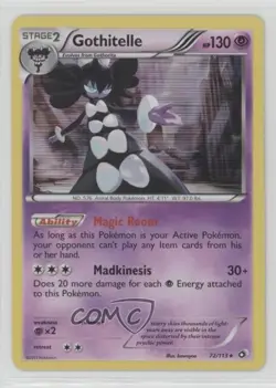 Gothitelle Holo Pokemon Black & White Legendary Treasures #72 - Image 1