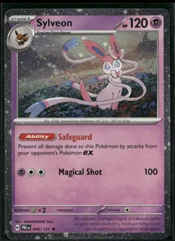 Pokemon Sylveon - (Cosmos Holo) Rare 040/131 PRE Prismatic Evolutions NM - Image 1