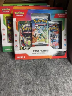 Pokemon TCG First Partner Illustration Collection Series 1 and Series 2 -Read - - Image 2