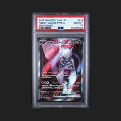PSA 10 Team Rocket's Mewtwo ex SR 114/098 SV10 Glory of Team Rocket - Japanese - Image 1