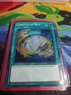 Yu-Gi-Oh! Constellar Belt 1st Ed. SPWA-EN051 Super Rare NM/LP x1 - Image 1