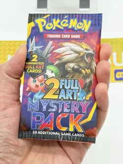 Pokemon TCG Full Art Mystery Sealed Pack 2 Full Art Guaranteed Per Pack 10 Cards - Image 3