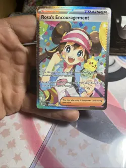 Rosa’s Encouragement 123/088 Pokemon SIR Full Art Perfect Order Grade 10 Worthy - Image 1