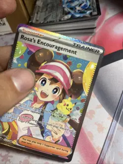 Rosa’s Encouragement 123/088 Pokemon SIR Full Art Perfect Order Grade 10 Worthy - Image 3