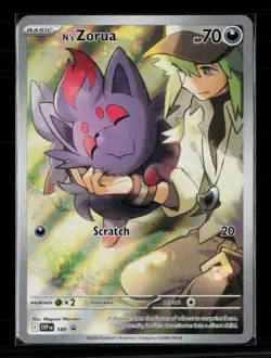Pokemon 2025 Scarlet & Violet Promo N'S Zorua #SVP EN 189 - Image 1