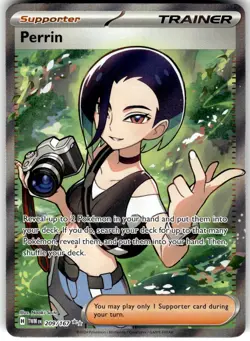 Perrin 209/167 Twilight Masquerade Pokemon NM Fast Ship - Image 1