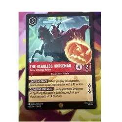 Disney Lorcana Headless Horseman - Terror of Sleepy Hollow Cold Foil 125/204 EN - Image 1