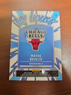 2024-2025 Panini Donruss Optic Matas Buzelis My House Purple Rookie Card - Image 2