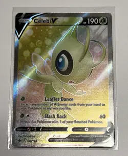 Celebi V 160/198 Full Art Pokemon TCG Chilling Reign NM - Image 1