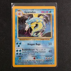Pokemon TCG Gyarados Base Set 6/102 Holo Unlimited Holo Rare - Image 1
