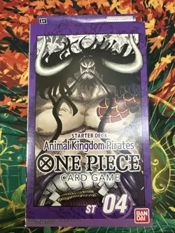 One Piece Starter Deck ST04 TCG: English Animal Kingdom Pirates BRAND NEW SEALED - Image 1
