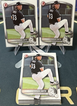 Hagen Smith 2025 Bowman Draft 30-Card Lot (Great for IP Auto's) - Image 1