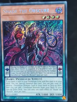 Near Mint Yugioh - Shade the Obscure BLZD-EN083 Secret Rare 1st Edition - Image 1