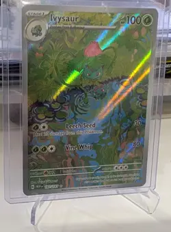 Pokemon TCG Ivysaur Scarlet & Violet-151 167/165 Holo Illustration Rare - Image 1