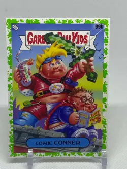 2020 Garbage Pail Kids 35TH Anniversary Green Parallel Card 99b - Image 1