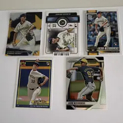 2026 Jacob Misiorowski Rookie Card Lot 5-Big Ticket, 1991 Variation, Base, Stars - Image 1
