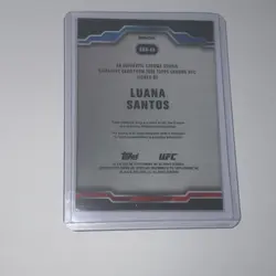 2025 Topps Chrome UFC Luana Santos RC Refactor Auto 152/199 ON CARD AUTO - Image 3