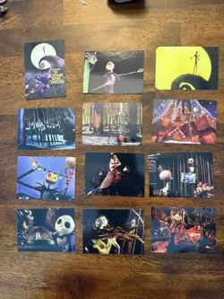 The Nightmare Before Christmas 2001 NECA 72 card complete Trading Card Set - Image 1