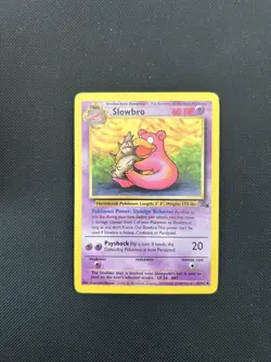 Slowbro 43/62 | Base Set Fossil | Non Holo Pokemon Card LP - Image 1