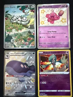 Lot of 10 NM Illustration Rare Pokemon Cards - Image 2