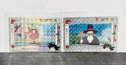 Dragon Ball TV Telephone Prism Card #4 & 27 Master Roshi Banpresto Japan 1991 - Image 1