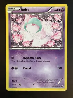 Ralts RC8/RC25 Pokemon Legendary Treasures Radiant Collection Card MP - Image 1