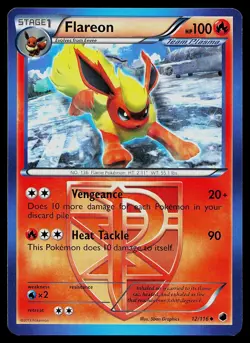 Pokemon Card - Flareon (Team Plasma) Plasma Freeze 12/116 Uncommon - Image 1