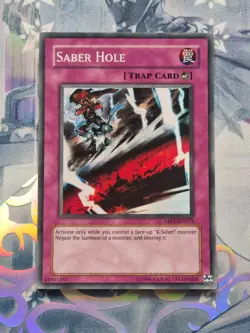 ABPF-EN073 Saber Hole Unlimited Edition Super Rare Near Mint YuGiOh TCG - Image 1