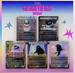 Magic The Gathering Secret Lair Purr Majesty Foil Edition PRESALE - Image 1