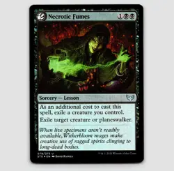 Necrotic Fumes (Foil) - STX #78 Uncommon - NM Strixhaven: School of Mages - Image 1