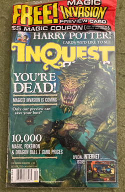 INQUEST GAMER MAGAZINE - #66 (CCG'S, MAGIC THE GATHERING etc.) 2000 (SEALED) - Image 1