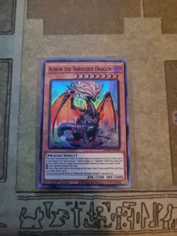 YUGIOH ALBION THE SHROUDED DRAGON DAMA-EN008 SUPER 1ST ED NM - Image 1