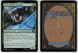 X-23, Deadly Weapon 738 Commander: Marvel Super Heroes Foil MAGIC: THE GATHERING - Image 3