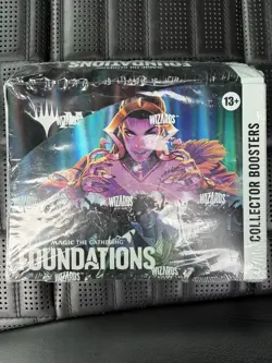 NEW Sealed Magic the Gathering Foundations Collector Booster Box MTG 12 Packs US - Image 1